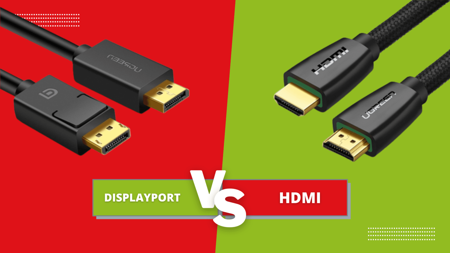 Cabo Hdmi E Displayport Quais Suas Principais Diferen As