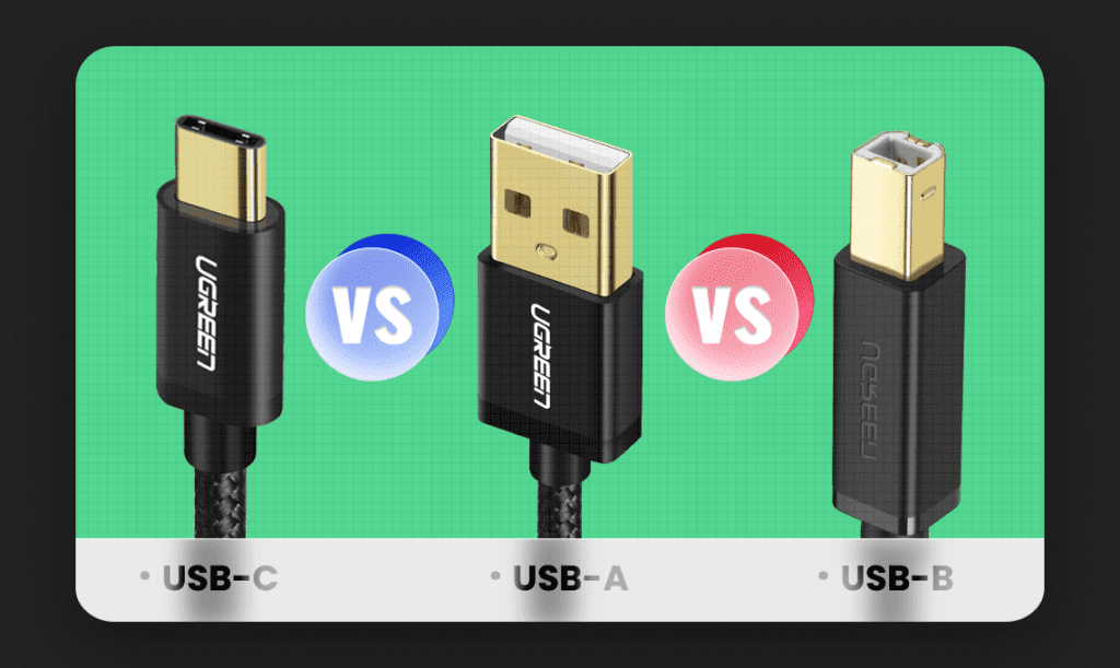 Entenda de uma vez as principais diferenças entre USB C, A e B