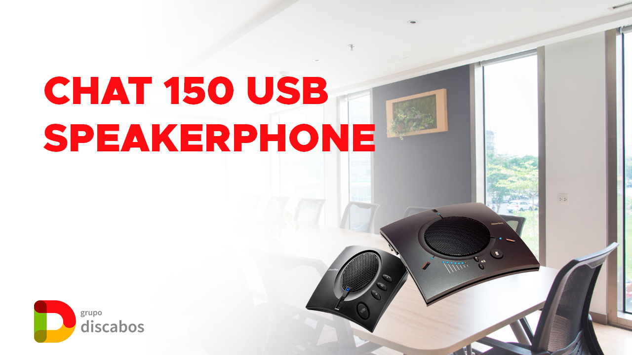 Equipamentos para videoconferência: microfone Chat 150