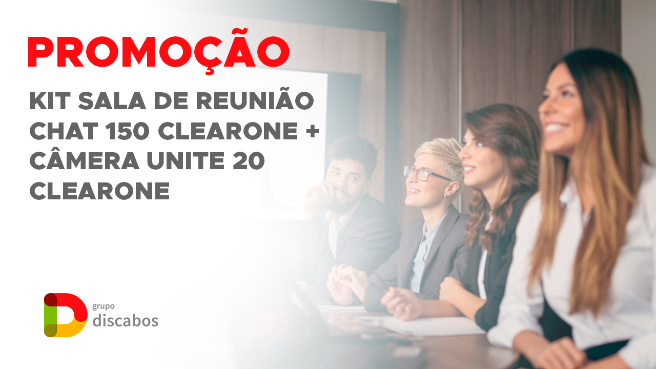 Equipamentos para videoconferência: microfone Chat 150