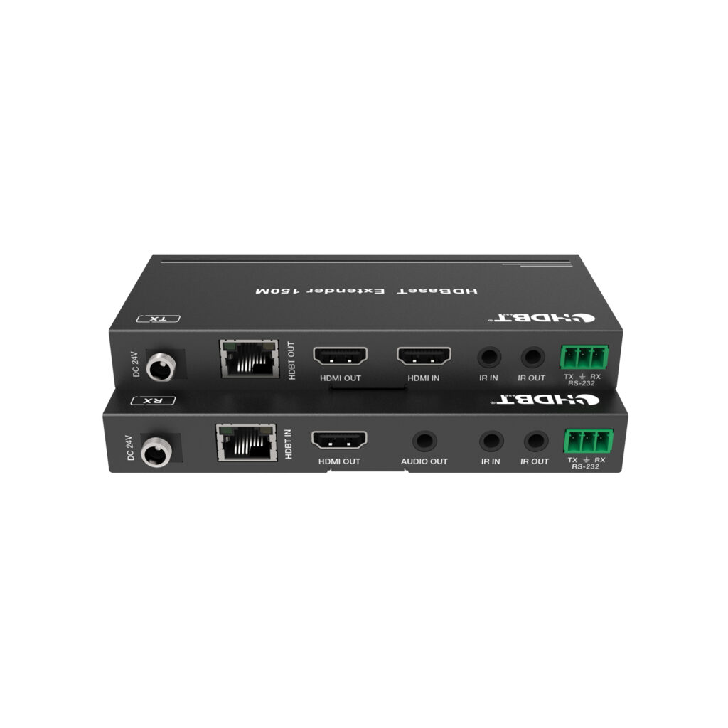 Extensor HDMI HDBaseT 150m 4K PoH IR RS232 Discabos