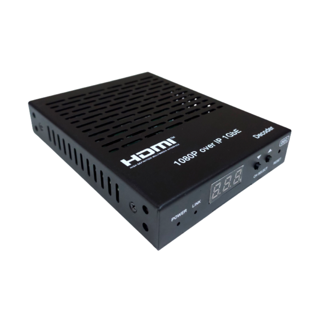 Extensor HDMI via IP Receptor PoE Discabo