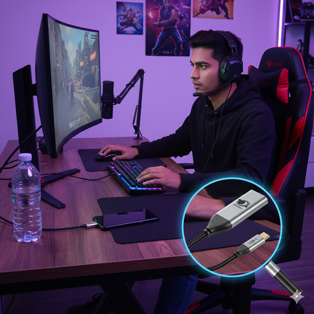 Adaptador USB-C para HDMI 4K Fêmea 60Hz - Imagem 3