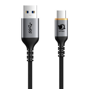 Cabo USB-C para USB-A 2 Metros Preto