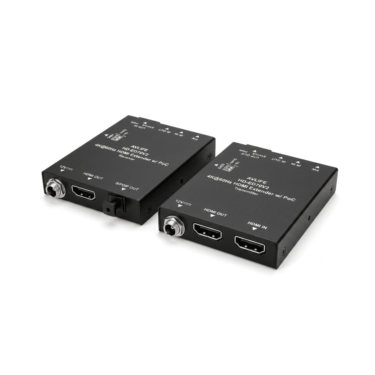 Extensor HDMI RJ45 70M 4K60 COM ARC e IR Bidirecional HB-ED70V2 - Imagem 3