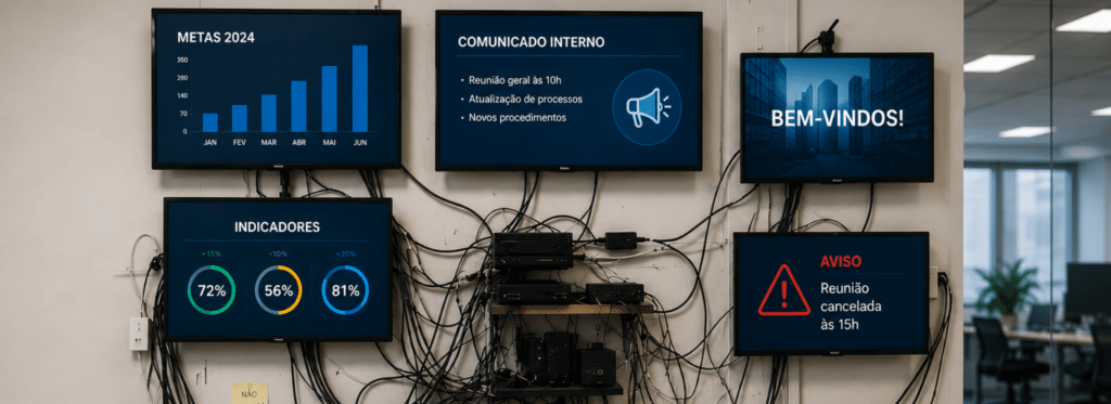 Sinal HDMI problema nas empresas