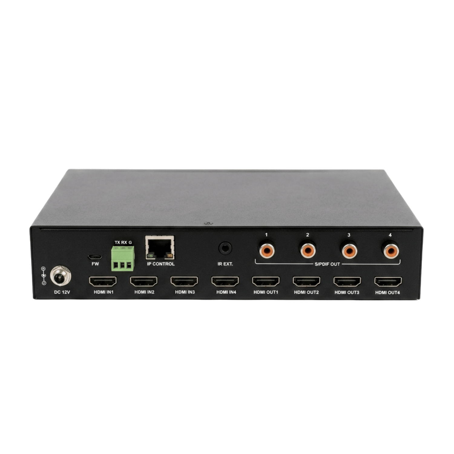 Matrix HDMI 4x4 4K com Múltiplas Entradas e Saídas, Controle IR e RS232 - MX0404AV