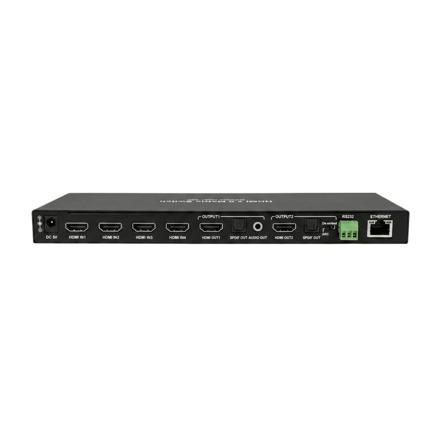 Matriz HDMI 4x2 4K com Áudio Extractor e Controle IR / RS232 - MX0402AV - Imagem 4