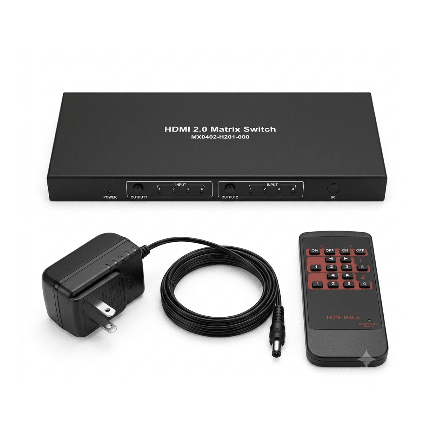 matriz hdmi 4x2 4k