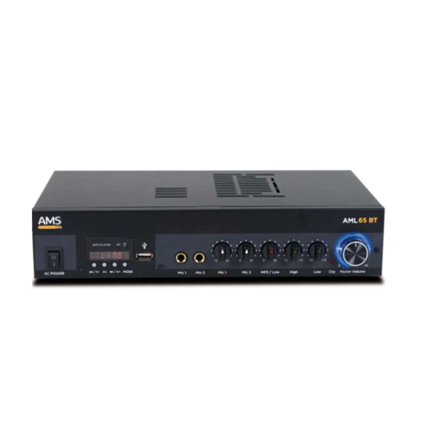 Amplificador de Som Profissional 65W 100V com Bluetooth – AML 65 BT - Imagem 2